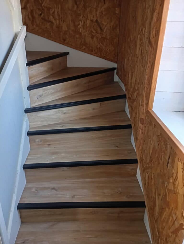 habillage escalier vynil scaer - Scaër Quimperlé