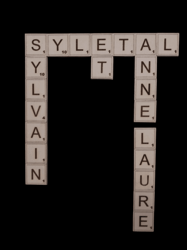 Scrabbles lettres bois